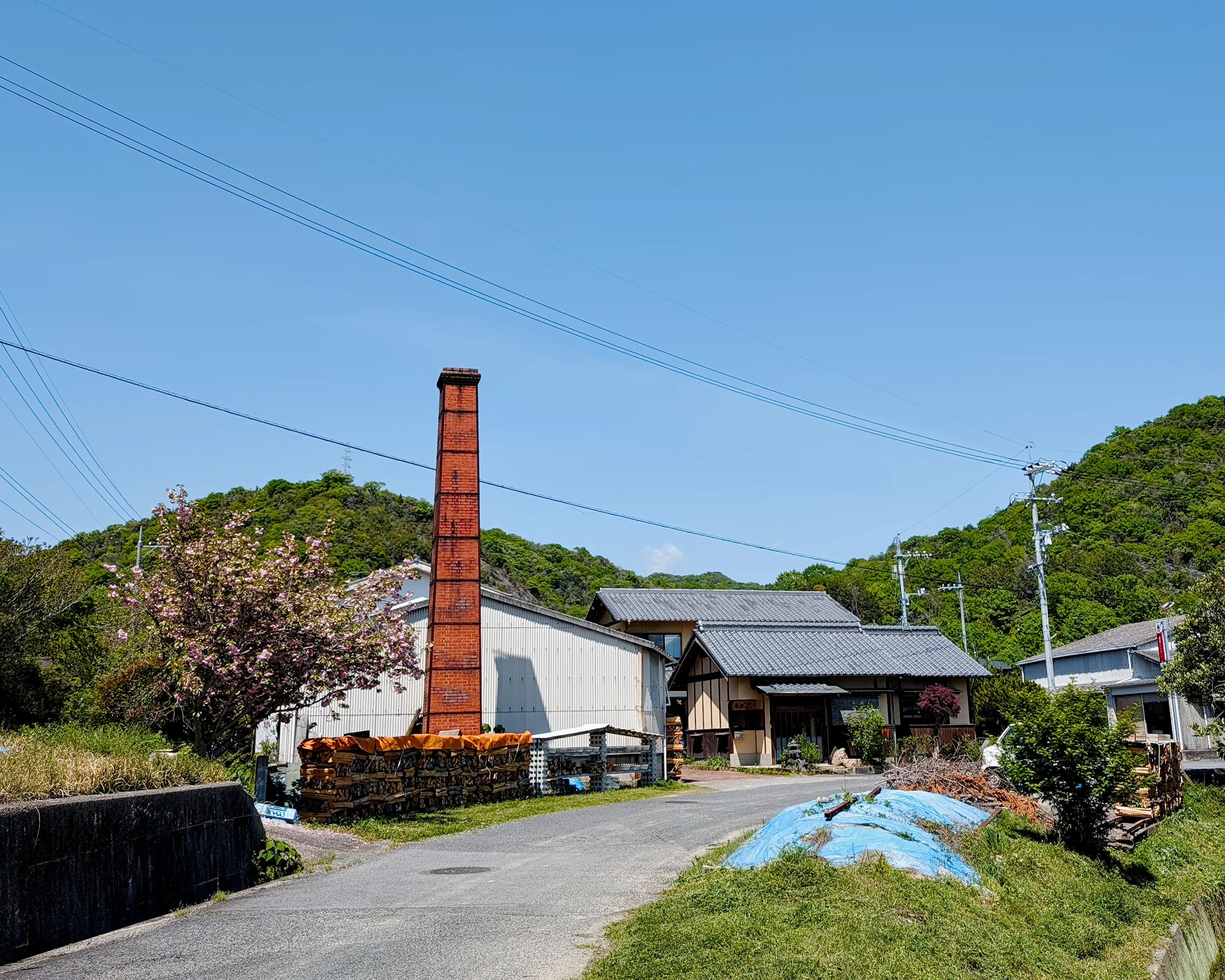 Japanese pottery kiln in Inbe City, Okayama, Japan
